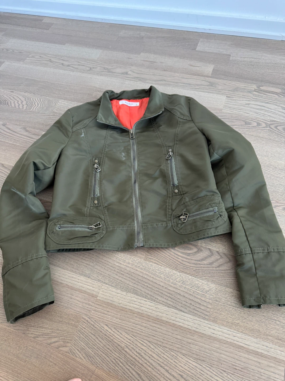 Designers Olive Green Bomber Jacket