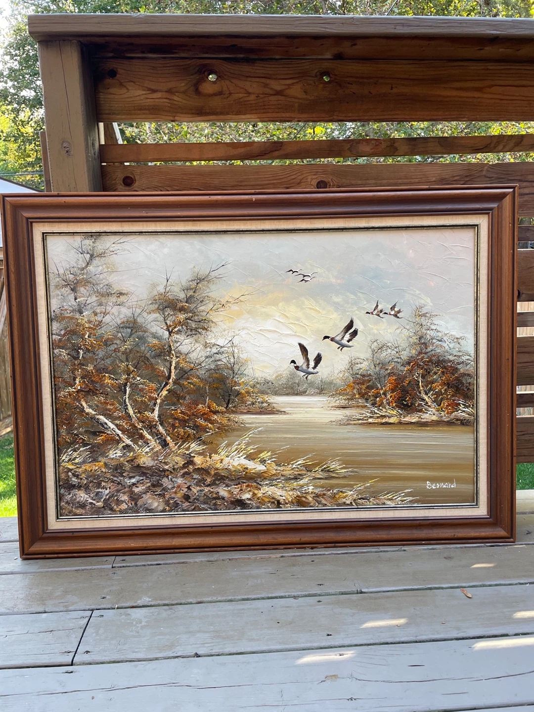 Bernard Signed Original Oil Painting