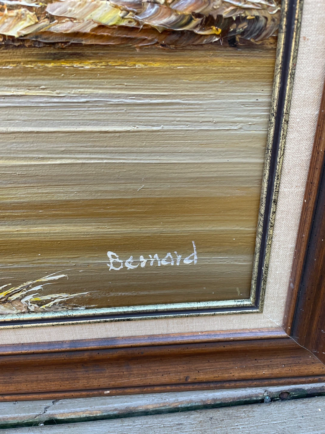 Bernard Signed Original Oil Painting - photo 2