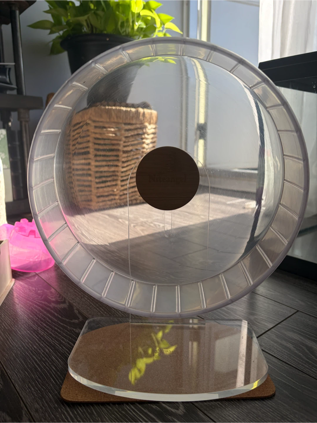Niteangel Acrylic Hamster Exercise Wheel - photo 2