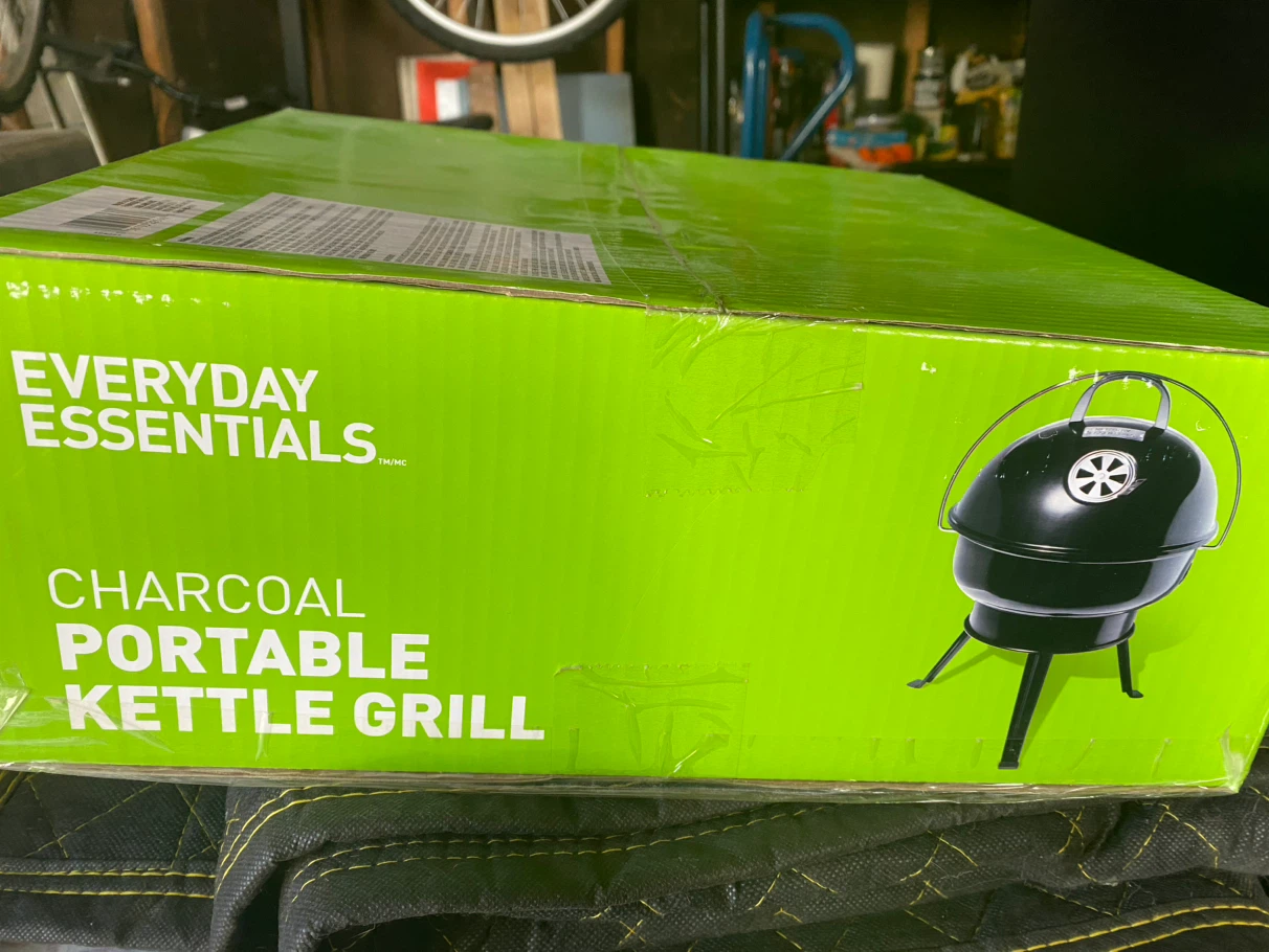 Everyday Essentials Portable Charcoal Kettle Grill