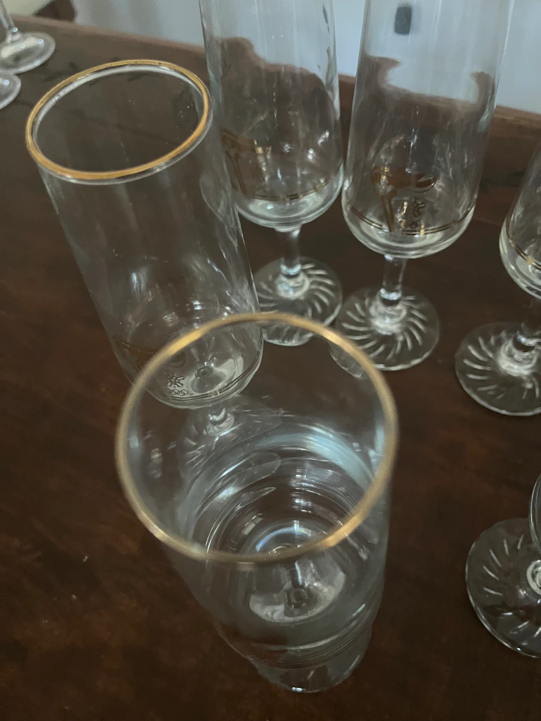 8 Olympic Winter Games Champagne Flutes - photo 4