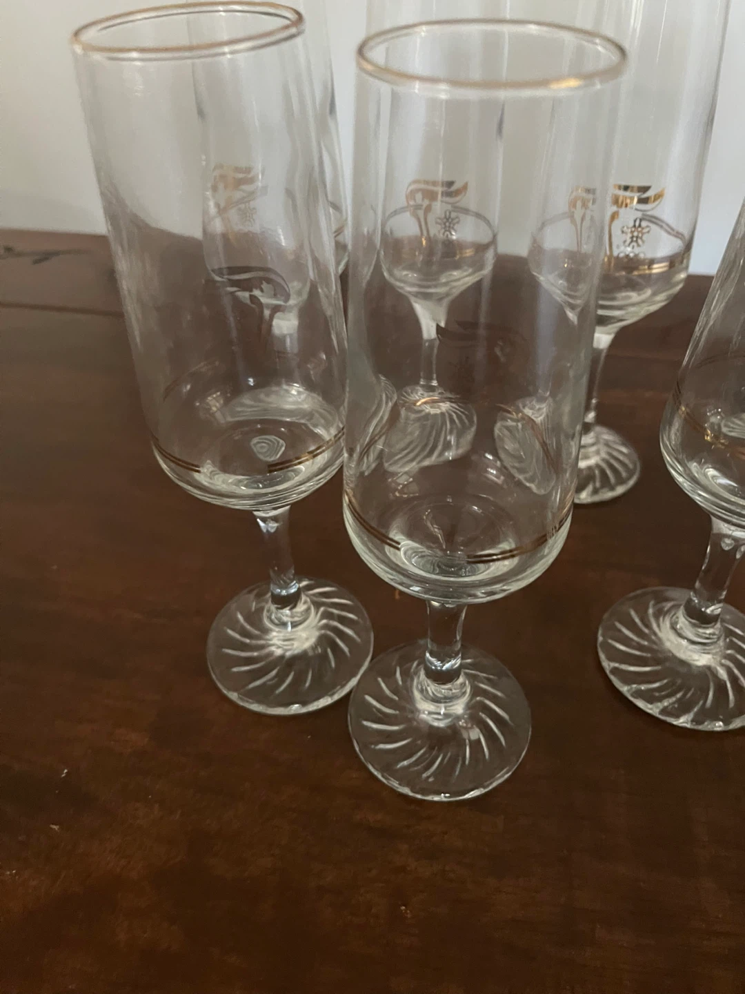 8 Olympic Winter Games Champagne Flutes - photo 5
