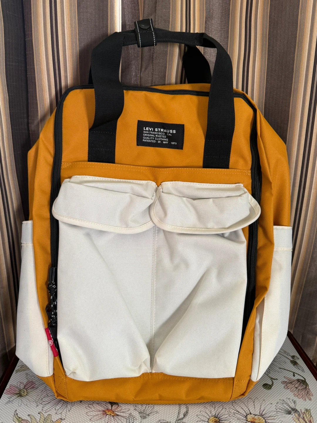 Levi Strauss Mustard Yellow Backpack