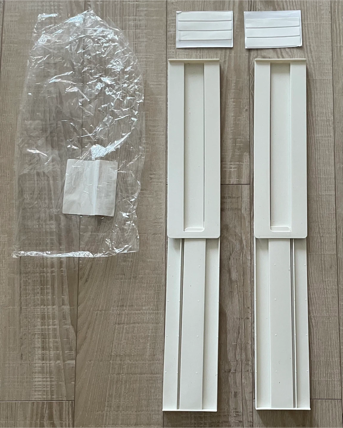 Set of 2 Adjustable Drawer Dividers