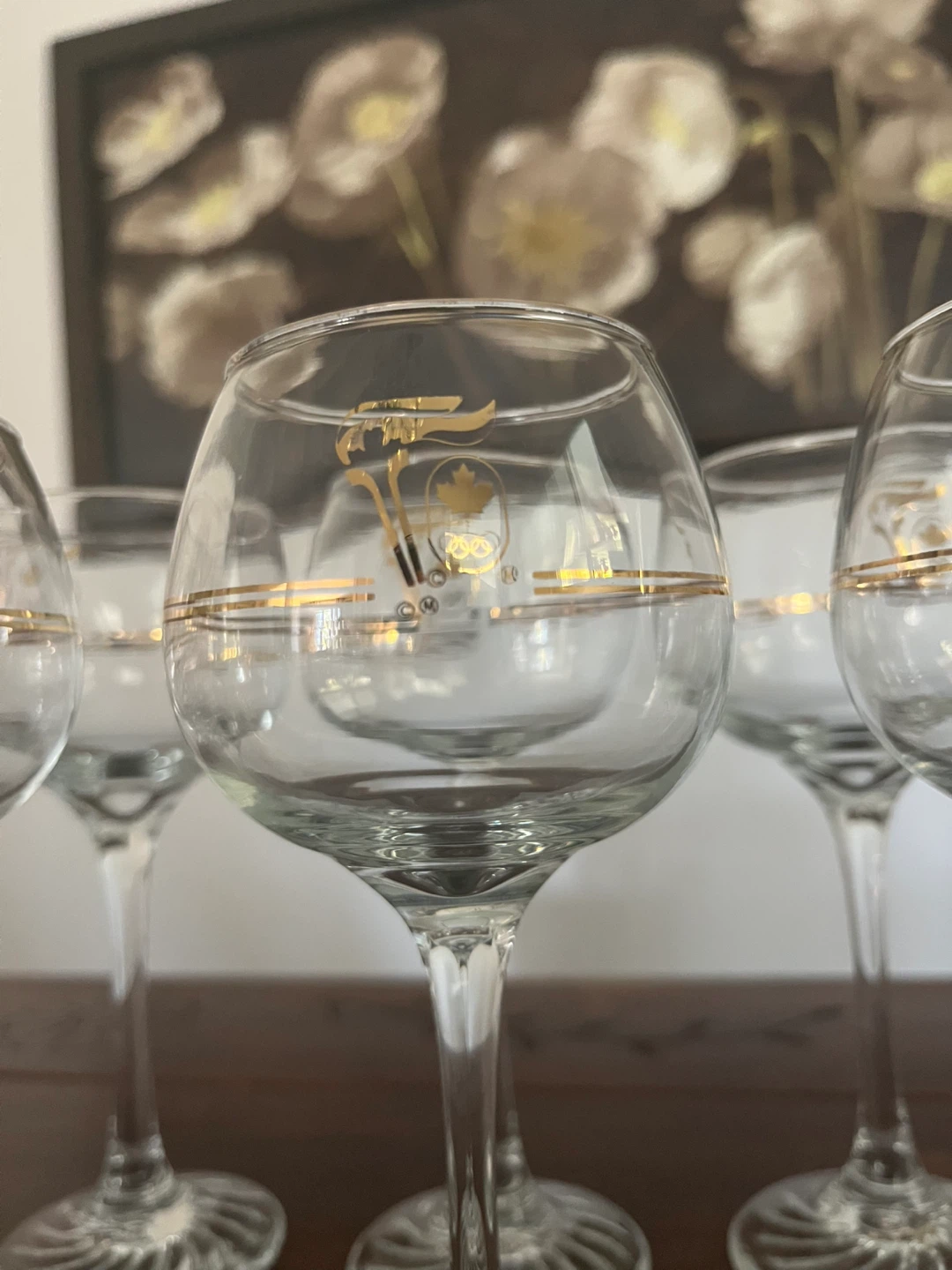 Set of 6 Olympic Souvenir Wine Glasses - photo 2