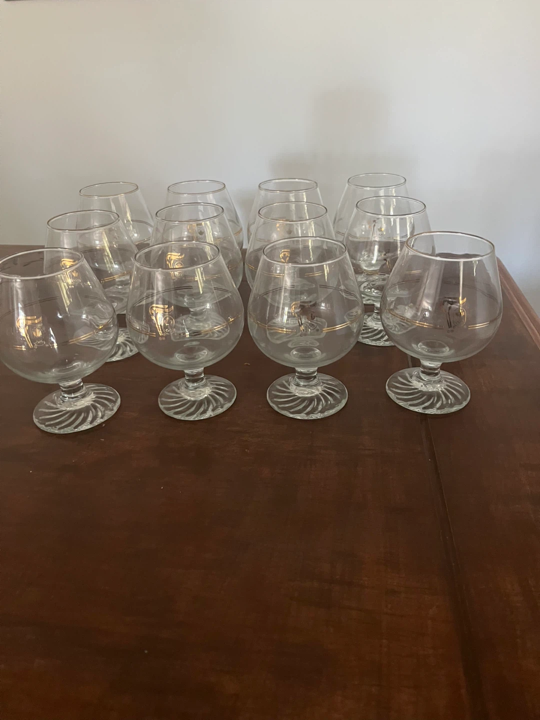 Set of 12 Vintage Olympic Brandy Snifters