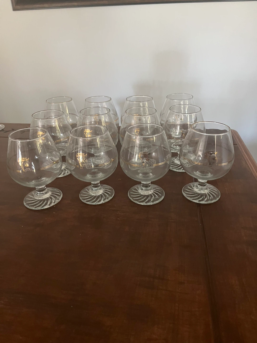 Set of 12 Vintage Olympic Brandy Snifters - photo 2