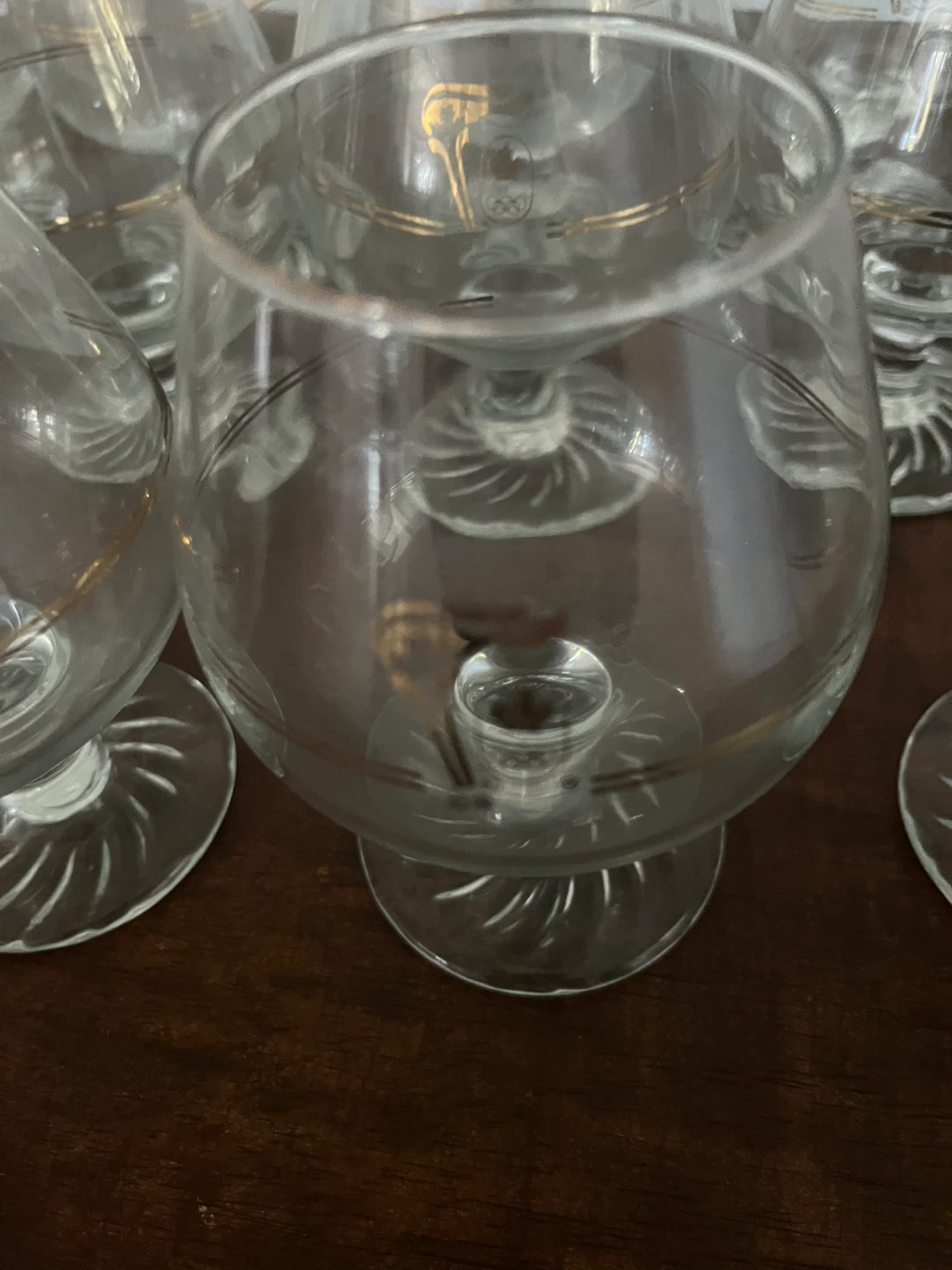 Set of 12 Vintage Olympic Brandy Snifters - photo 5