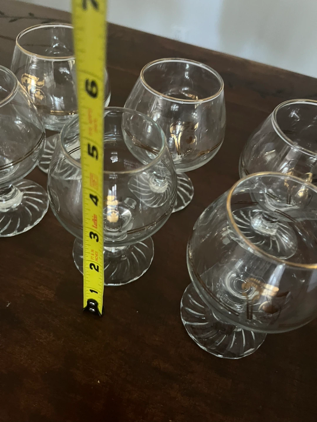 Set of 6 Olympic Souvenir Brandy Snifter Glasses - photo 5