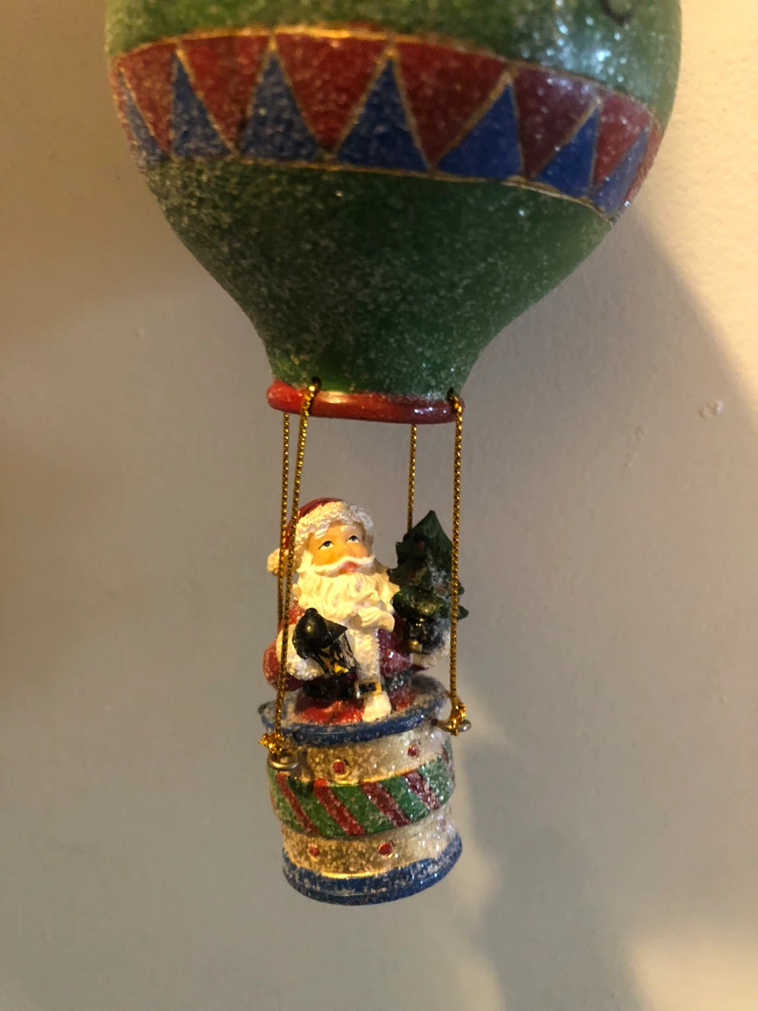 Set of 2 Hot Air Balloon Christmas Ornaments - photo 4