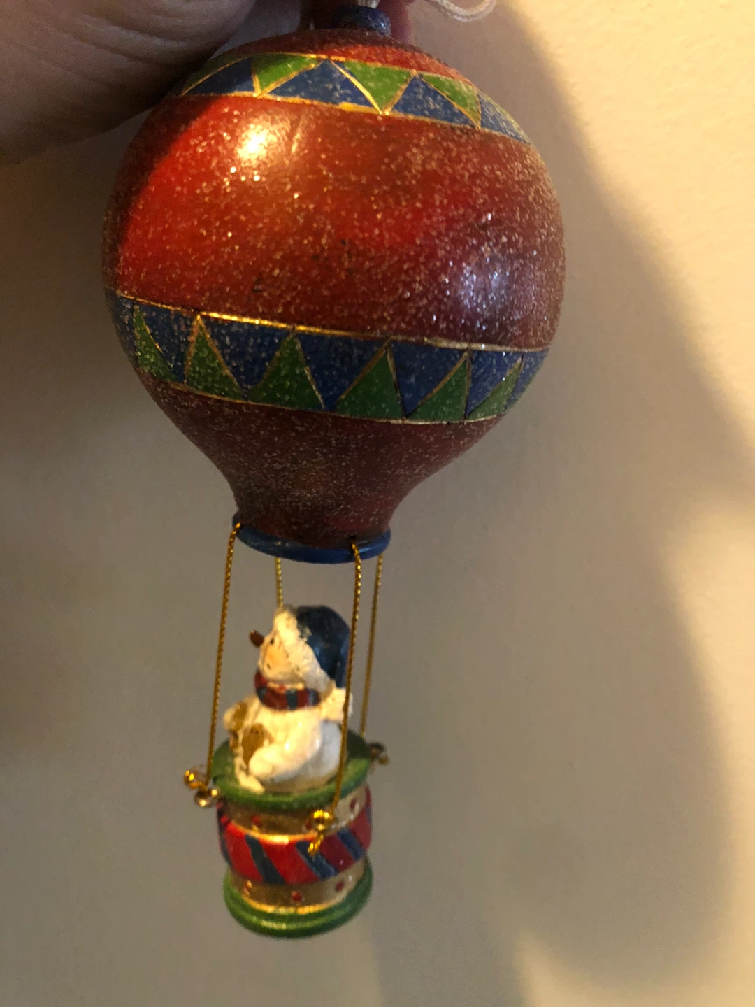 Set of 2 Hot Air Balloon Christmas Ornaments - photo 3