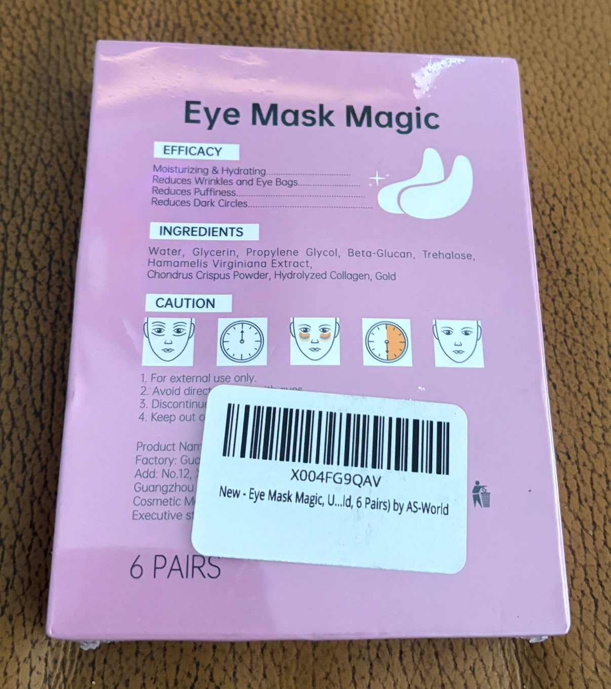 AS-World Eye Mask Magic, 6 Pairs - photo 2