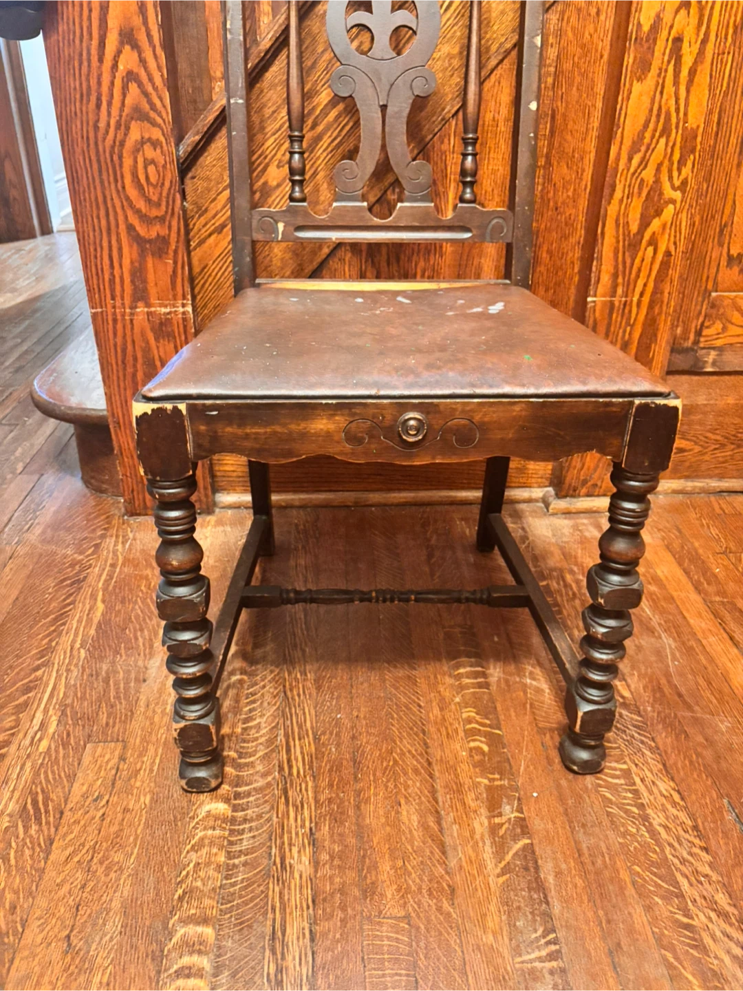 Vintage Wooden Dining Chair - photo 2