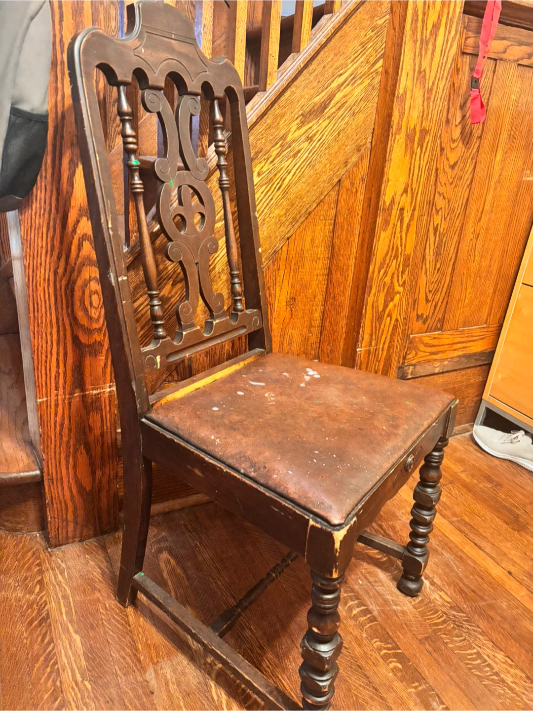 Vintage Wooden Dining Chair - photo 5