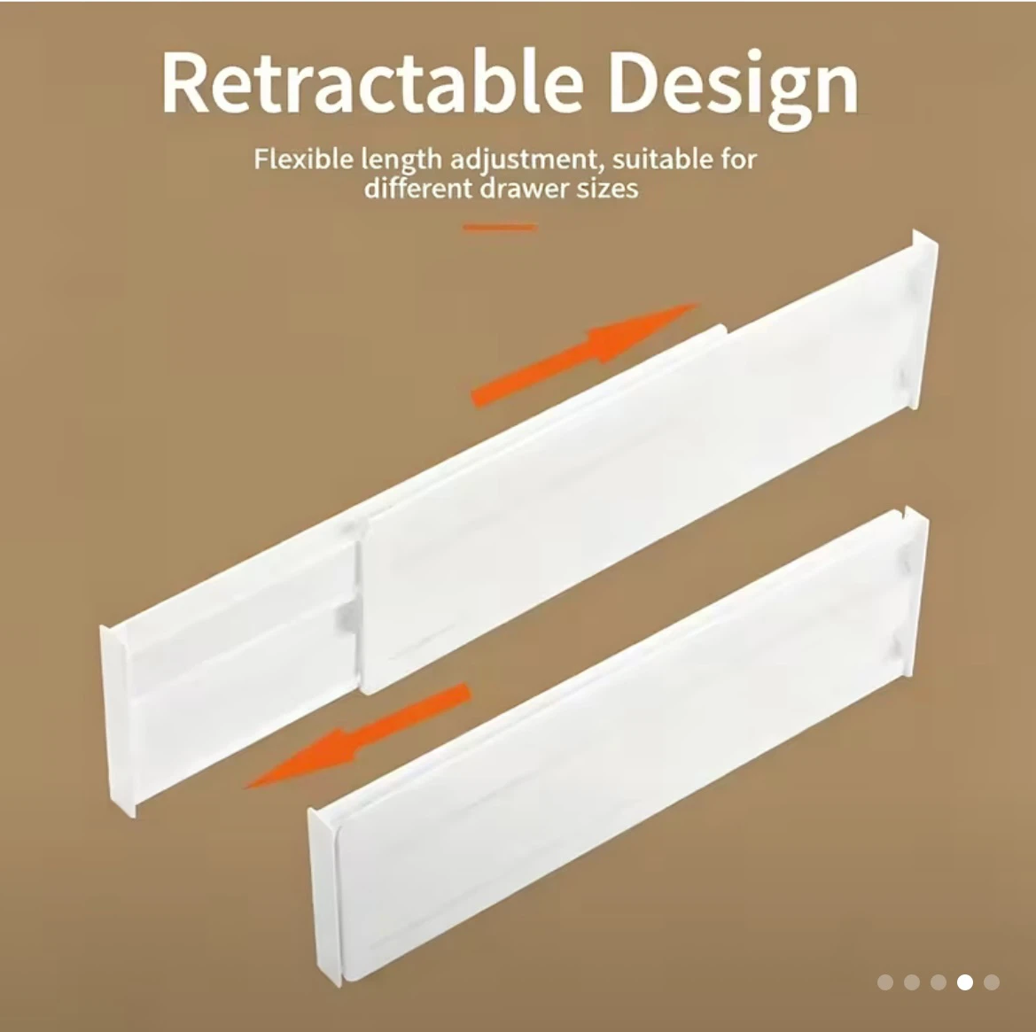 Set of 2 Adjustable Drawer Dividers - photo 5