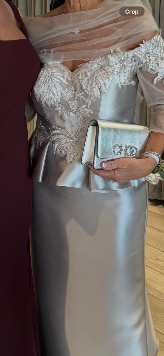Jimmy Choo Silver Clutch - photo 3