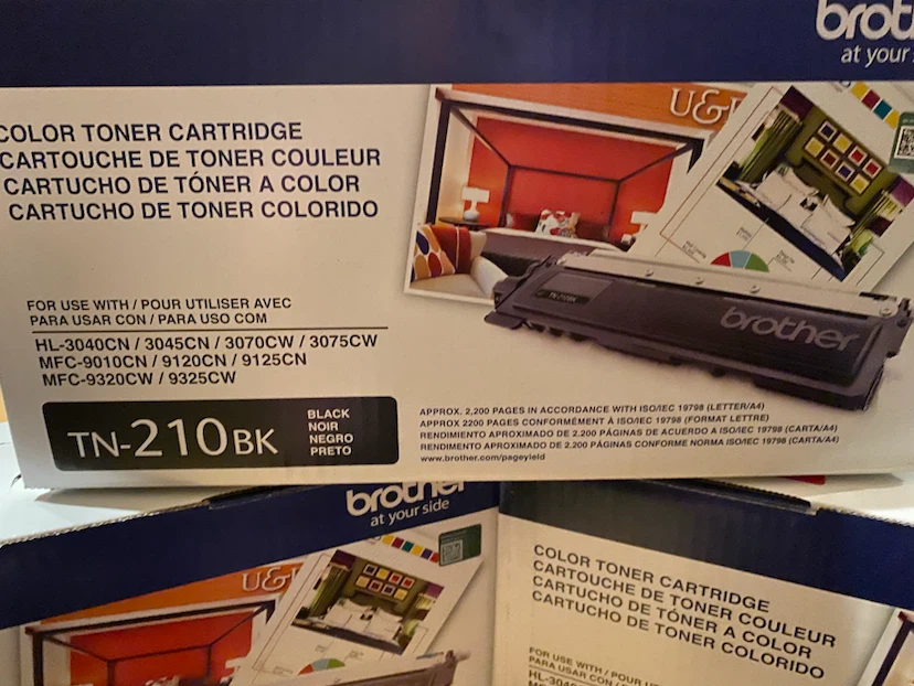 Brother TN-210 Color and Black Toner Cartridges - photo 2
