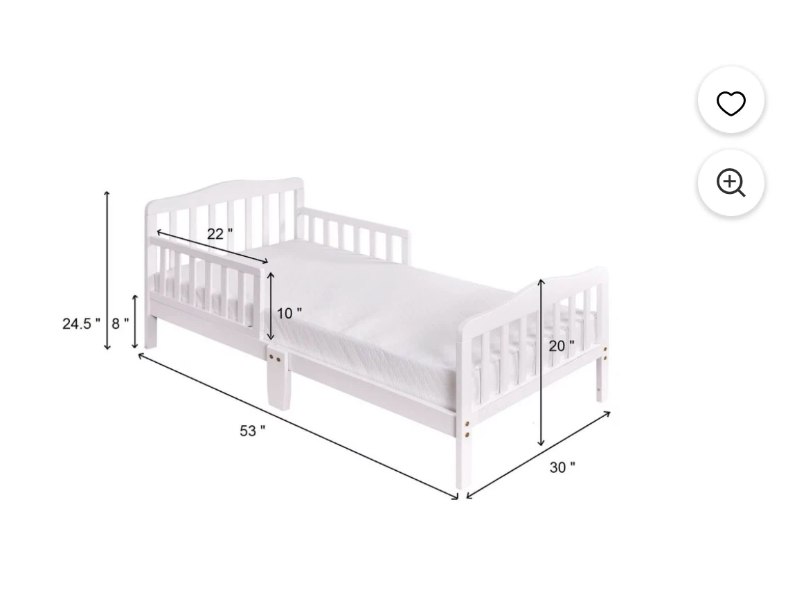 Concord Baby Finley Toddler Bed with Mattress - photo 2