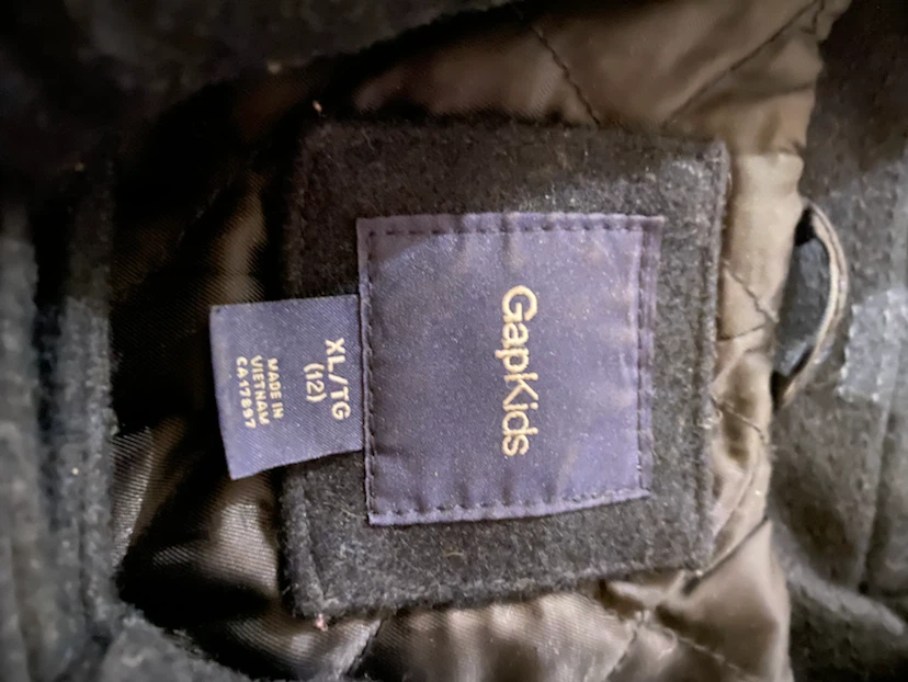 GapKids Navy Pea Coat Size XL(12) - photo 2