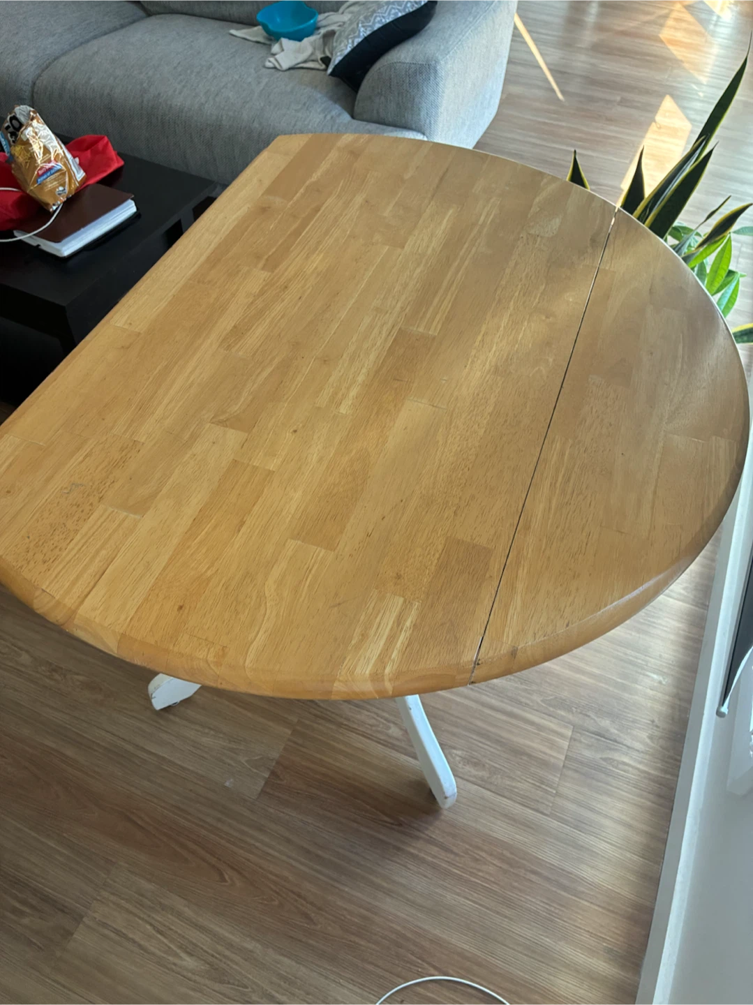 Circular Drop-Leaf Dining Table - photo 3