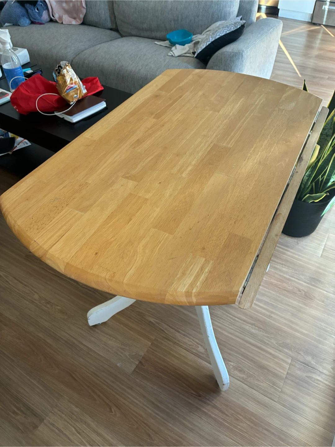 Circular Drop-Leaf Dining Table - photo 4