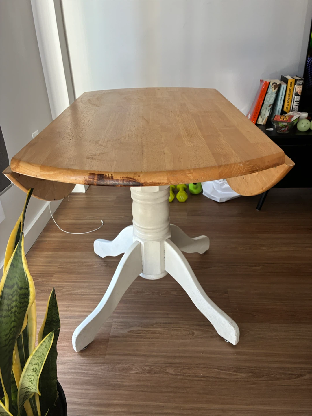 Circular Drop-Leaf Dining Table - photo 5