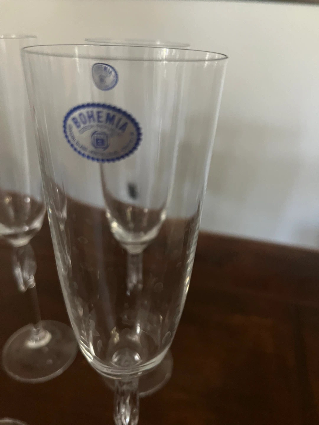 Bohemia Crystal Champagne Flutes - Set of 4 - photo 2