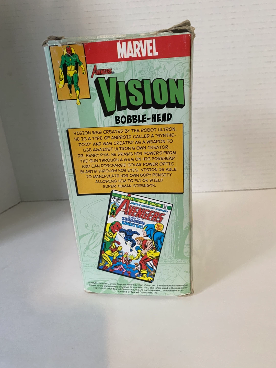 Marvel Vision Wacky Wobbler Bobble-Head - photo 4