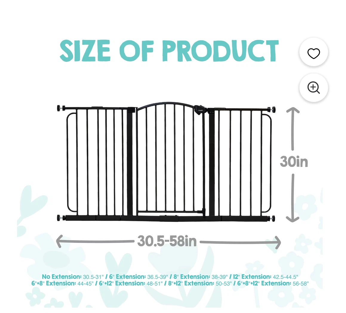 Regalo Home Accents Super Wide Safety Gate - photo 3