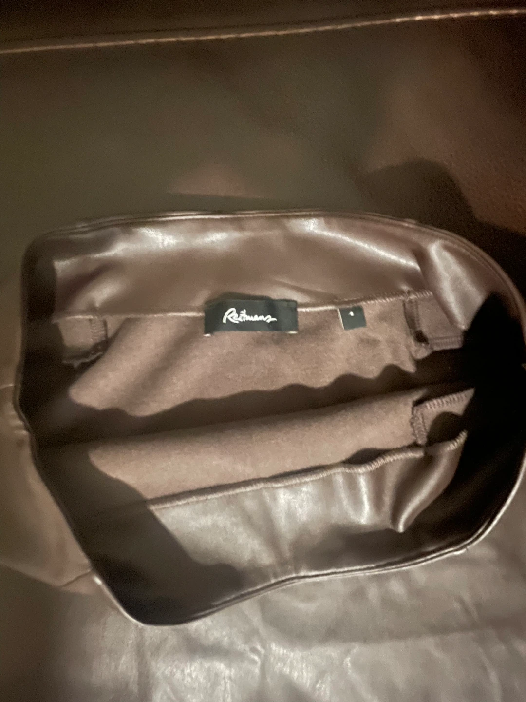 Reitmans Faux Leather Mini Skirt - photo 2