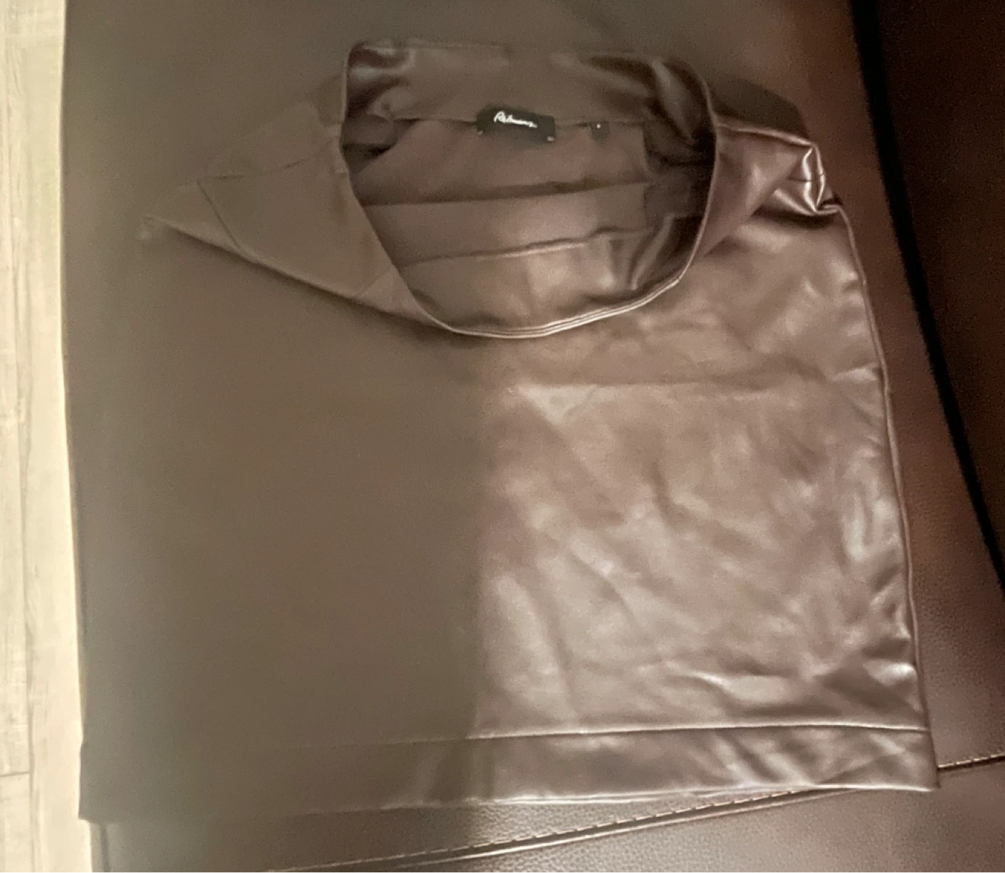 Reitmans Faux Leather Mini Skirt - photo 4