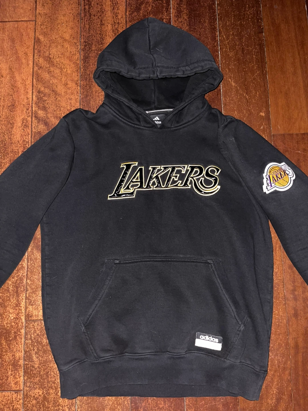 adidas Los Angeles Lakers Pullover Hoodie XL Black