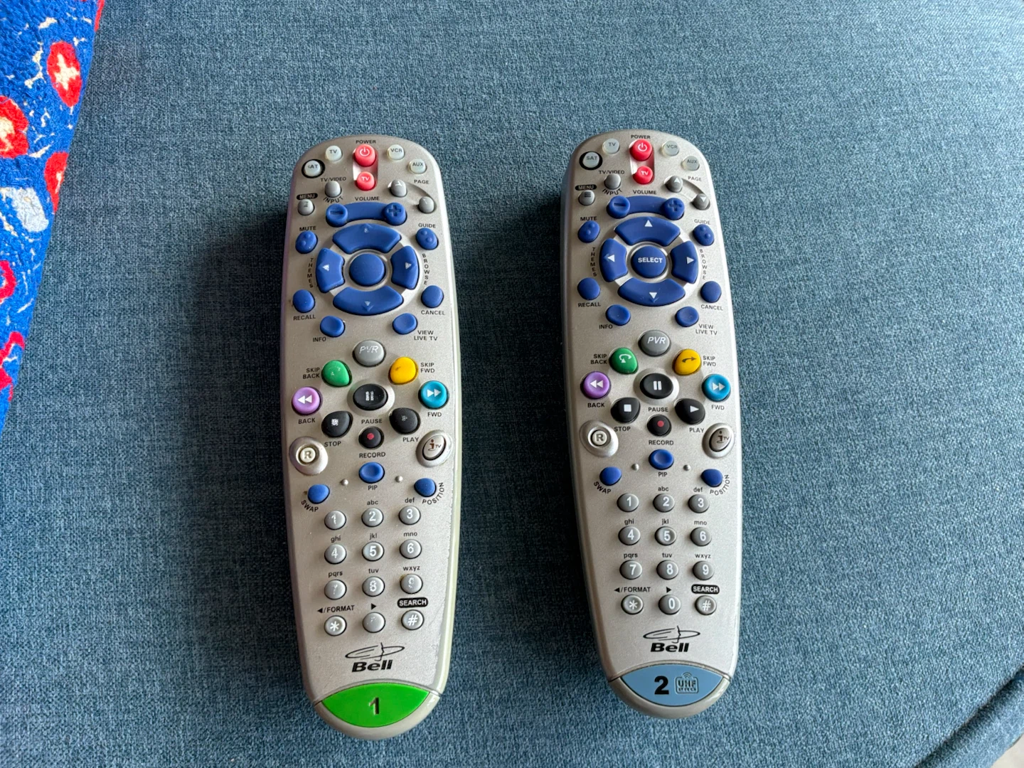 2 Bell Express Satellite Remote Controls 🐞