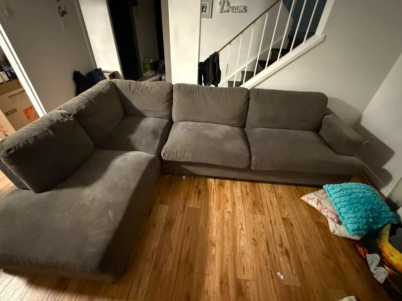 Grey Sectional Sofa - photo 2