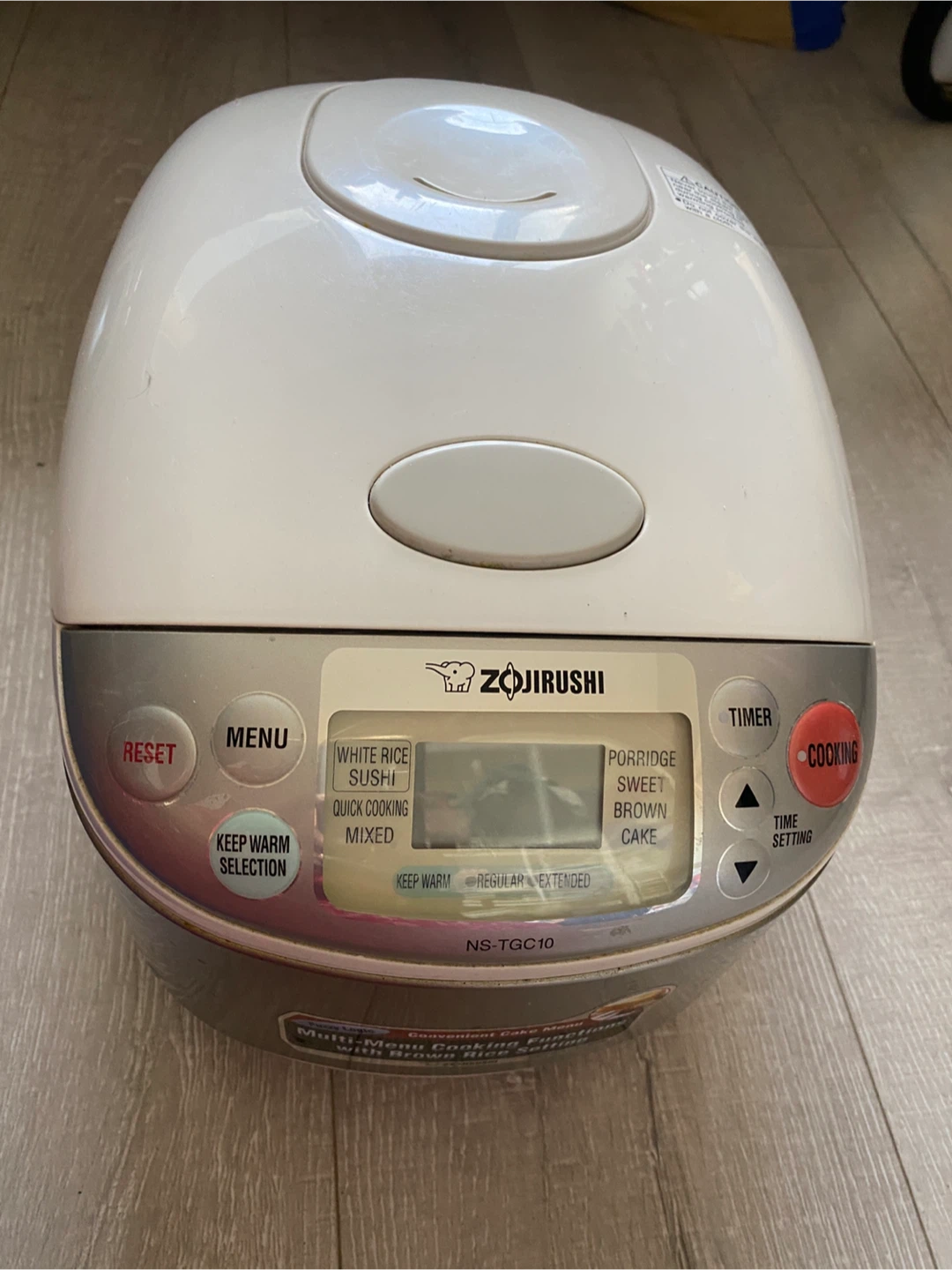 Zojirushi Electric Rice Cooker and Warmer NS-TGC10