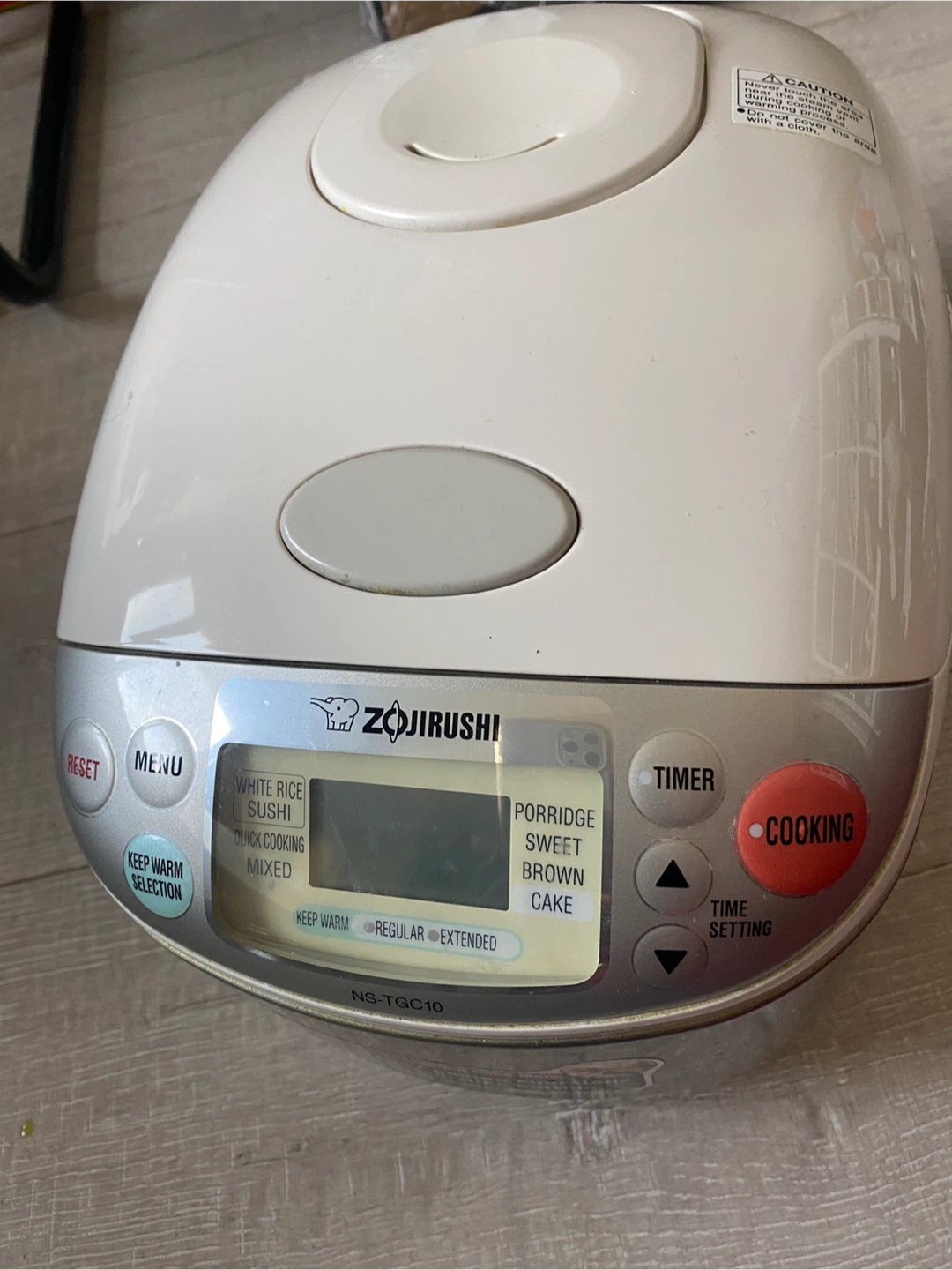 Zojirushi Electric Rice Cooker and Warmer NS-TGC10 - photo 5