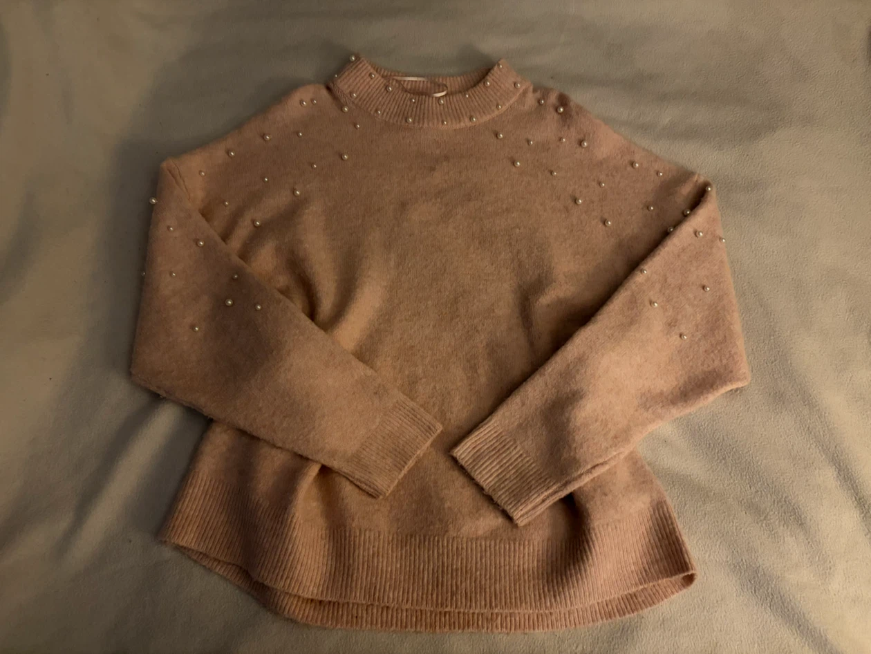 George Pearl-Embellished Sweater