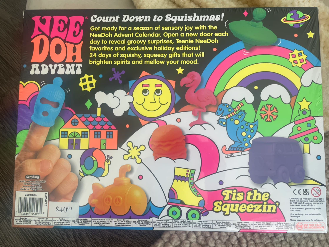 AUTHENTIC 2026 NeeDoh Advent Calendar - photo 4