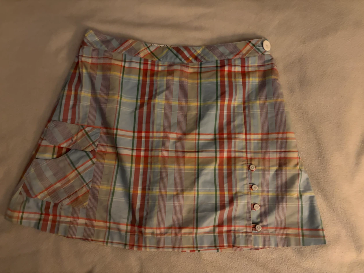 Plaid cargo skirt - photo 2