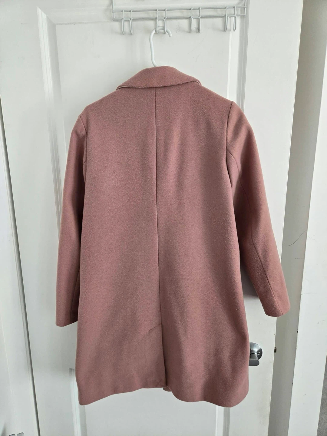 Primark Pastel Pink Wool-Blend Coat - photo 3