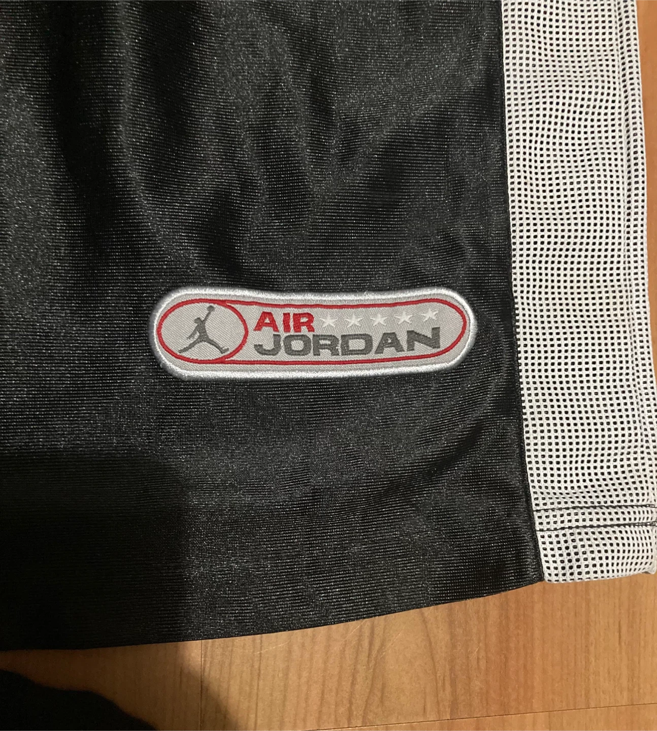 Vintage Air Jordan Basketball Jersey Black and White - photo 2