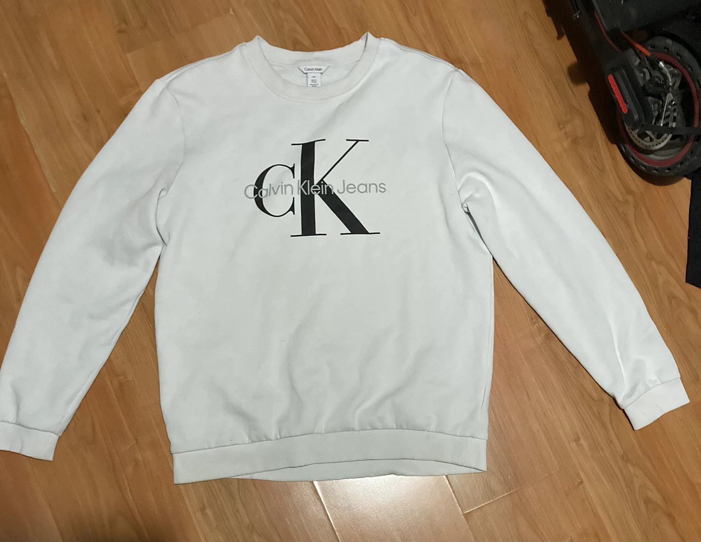 Calvin Klein Jeans White Sweatshirt
