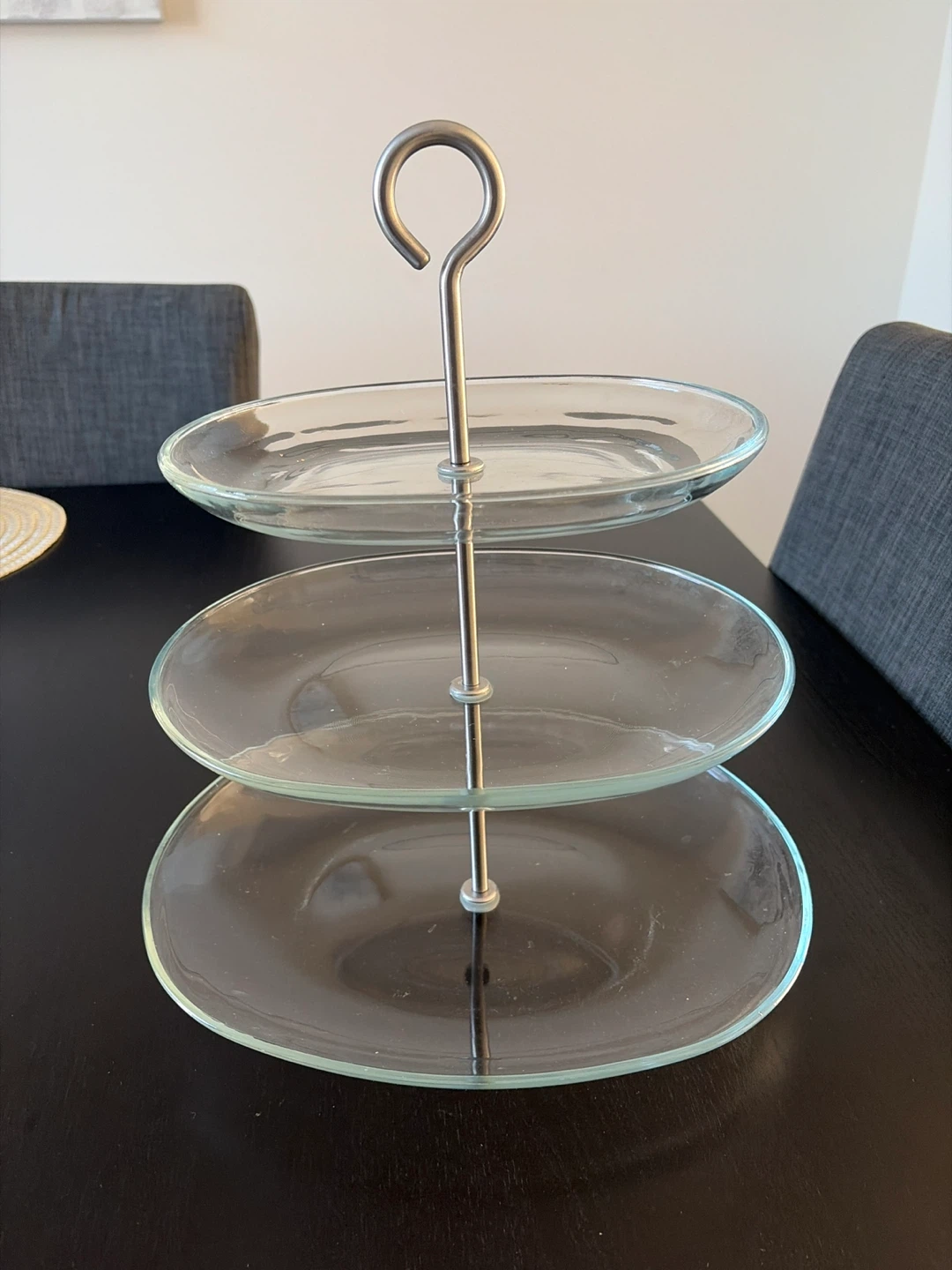 3-Tier Glass Serving Stand