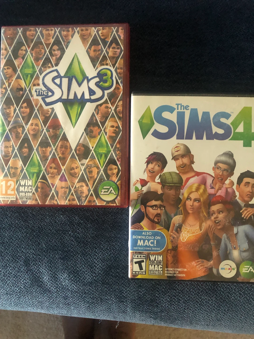 The Sims 3 & 4 pc games
