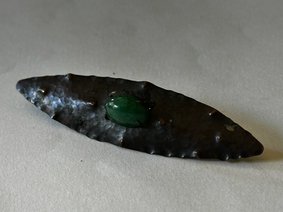 Antique Conrad Fehn Dutch Copper Brooch