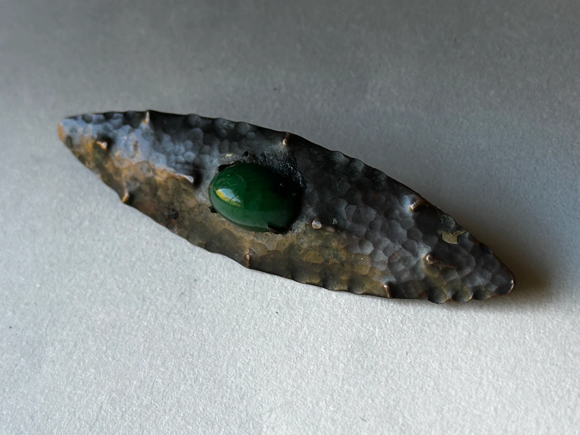 Antique Conrad Fehn Dutch Copper Brooch - photo 2