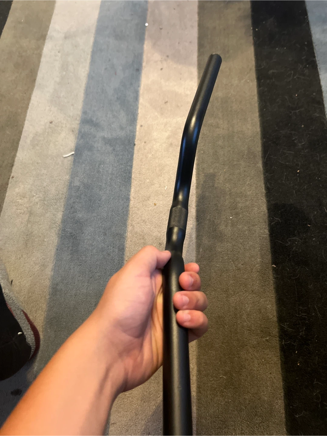 Black bicycle handlebars - photo 3