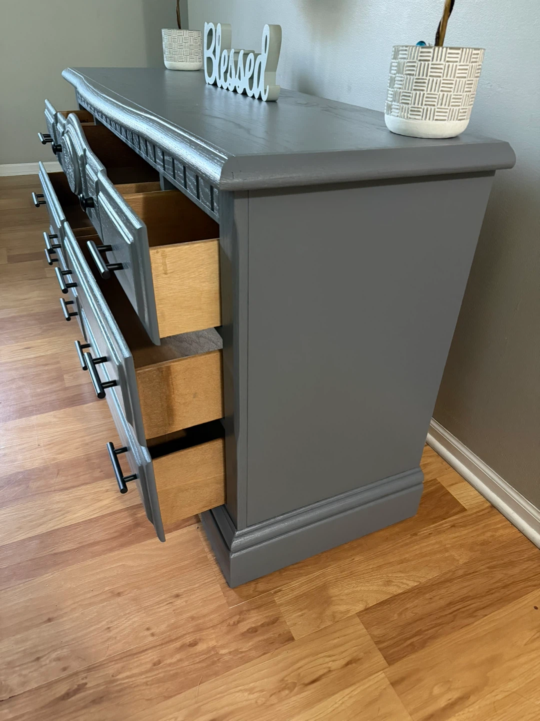 ✨🩶Beautiful solid oak dresser🩶✨ - photo 4