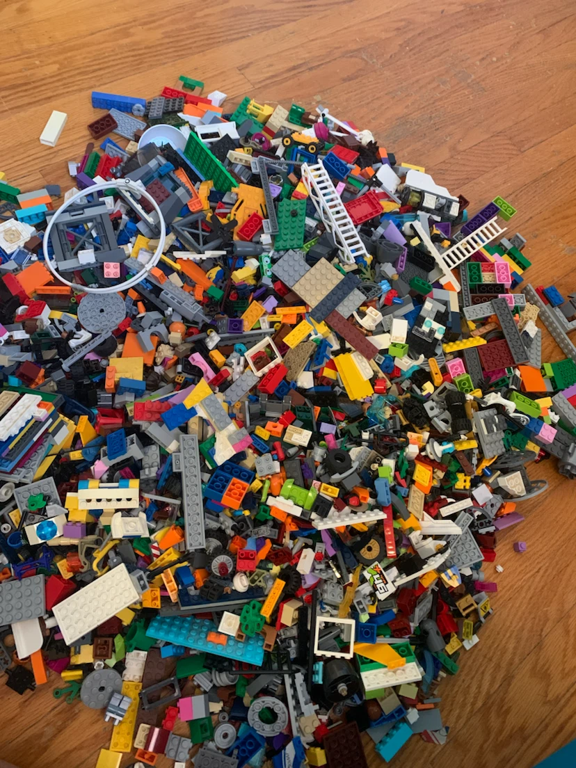 Large Bulk Lot of Assorted LEGO Pieces and Minifigures - photo 3